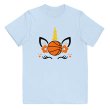 Load image into Gallery viewer, Unicorn Basketball Youth T-shirt
