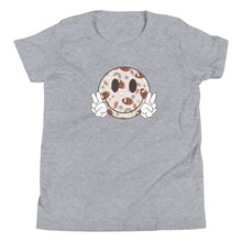 Load image into Gallery viewer, Smiley Face Football Youth T-shirt
