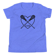 Load image into Gallery viewer, Lacrosse Heart Youth T-shirt
