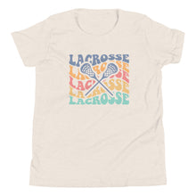 Load image into Gallery viewer, Multicolor Lacrosse Wave Youth T-shirt
