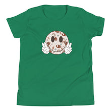 Load image into Gallery viewer, Smiley Face Football Youth T-shirt
