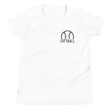 Load image into Gallery viewer, Softball Fan Youth T-shirt
