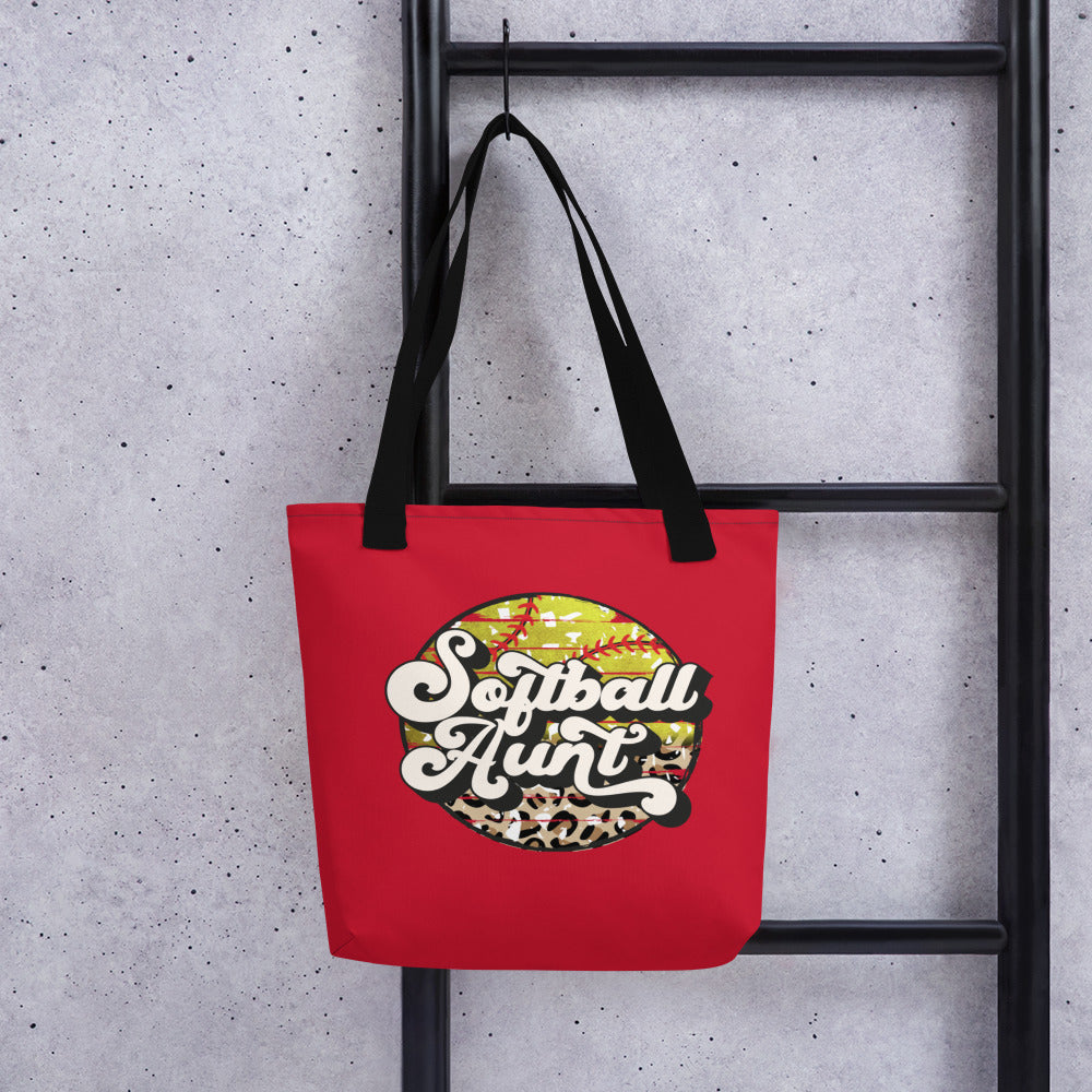 Softball Aunt Tote bag