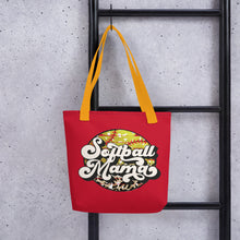 Load image into Gallery viewer, Softball Mama Tote bag
