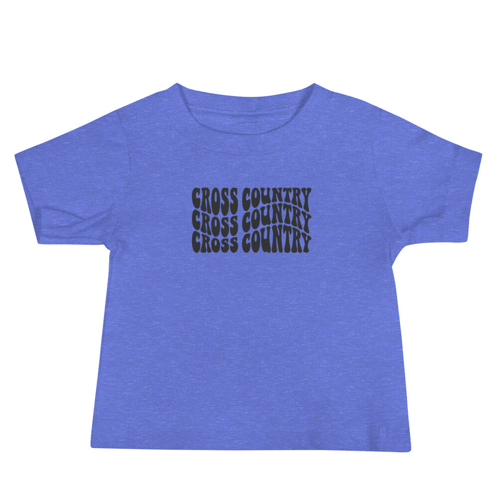 Cross Country Wave Baby Tee