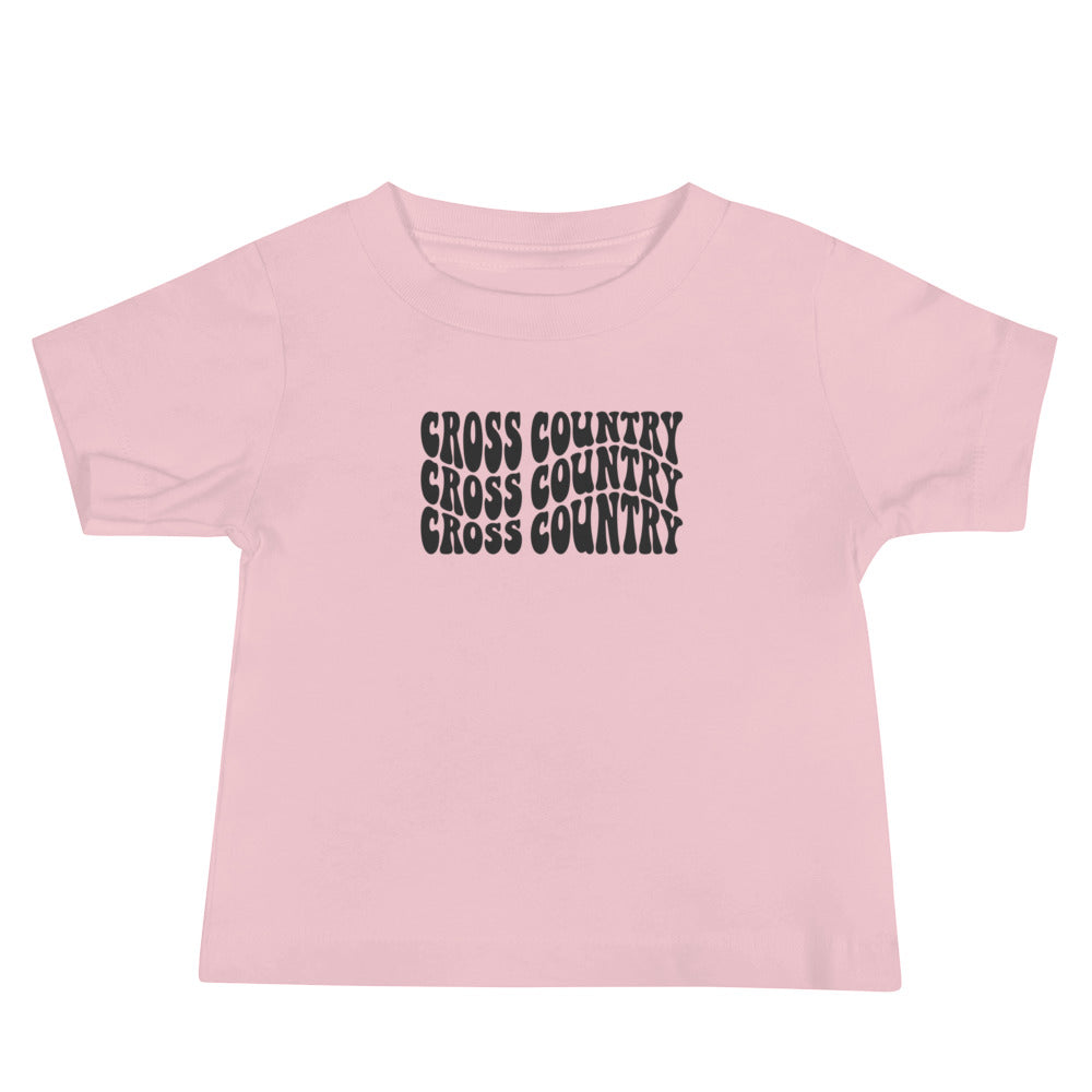 Cross Country Wave Baby Tee