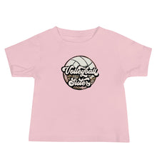 Load image into Gallery viewer, Leopard Volleyball Sister Baby Tee
