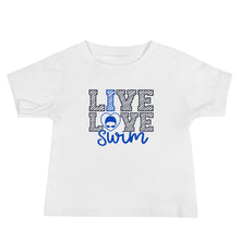 Load image into Gallery viewer, Live Love Swim Baby Tee
