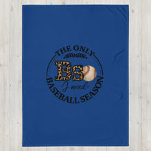 Load image into Gallery viewer, The Only Bs Baseball Throw Blanket
